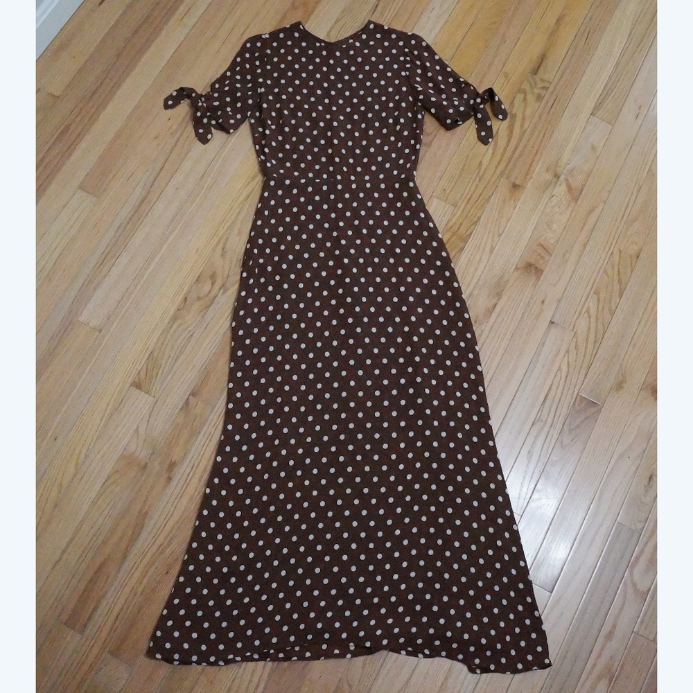 Reformation Amsterdam Tie Sleeve Body-Con Dress 4